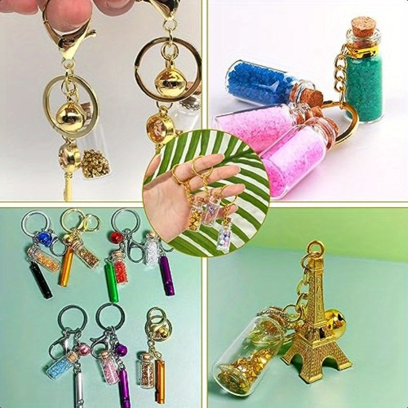 5pcs Small Glass Bottles With Cork Lids0.07oz Mini Glass Wishing Bottles Empty Spell Jars with Stoppers Message Glass Bottles Tiny Glass Jars with Cork Stoppers for DIY Crafts Chrismas Tree Decoration